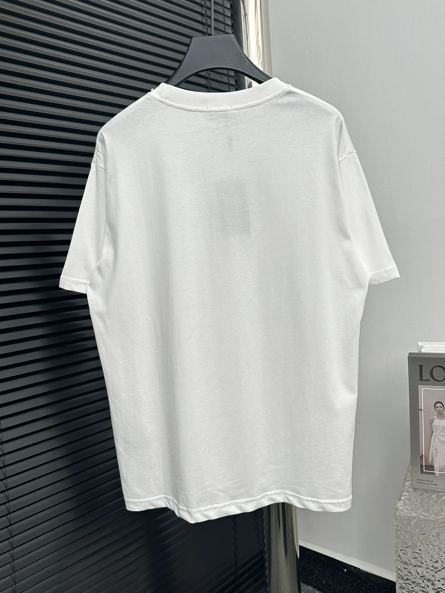 【YSL】 24ss Classic logo t Classic 260g ! ， ，os ， ， Same Style。 ：Black，White Size：XS-L